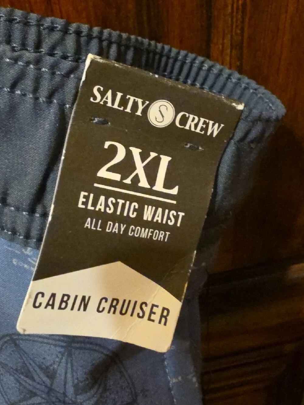 Salty Crew Men's Blue Printed Swim Shorts